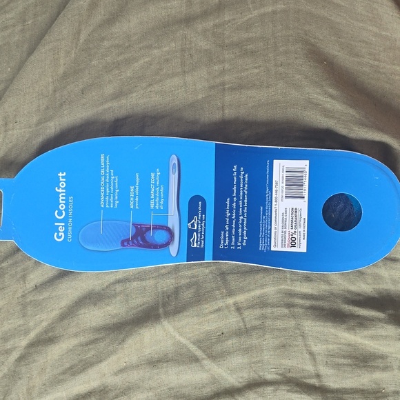 Walgreens Men's Gel Comfort Cushion Insoles, Size 7-13, 1.0 pr - Picture 10 of 13